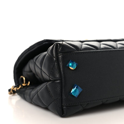 Chanel Caviar Quilted Mini Coco Handle Flap Black 8 of 10