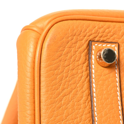 Hermes Taurillon Clemence Birkin 35 Moutarde 11 of 15
