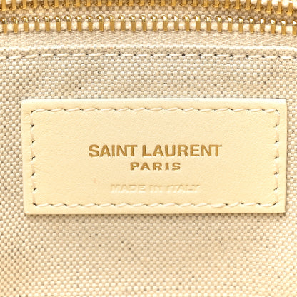Saint Laurent Terry Patchwork Monogram Medium Jamie Tropical Sand 6 of 9