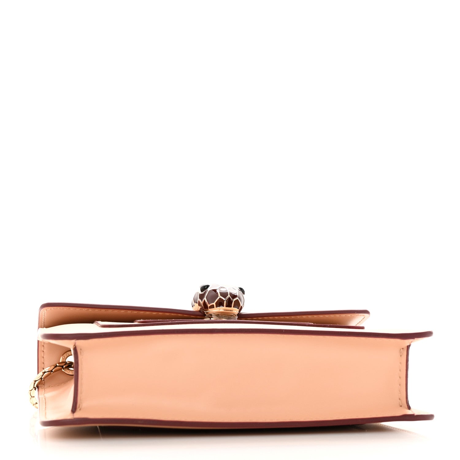 Bulgari Calfskin Serpenti Forever Crossbody Bag Beige 4 of 10