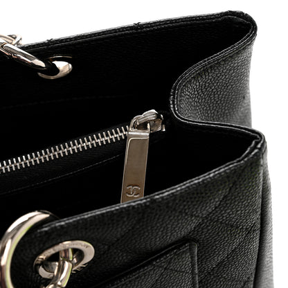 Chanel Caviar Quilted Grand Shopping Tote GST Black 14 of 14