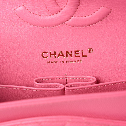 Chanel Caviar Quilted Medium Double Flap Pink 5 of 12