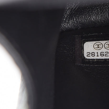 Chanel Calfskin Crocodile Embossed Graffiti 2.55 Mini Cocodile Reissue Flap Black Pink 7 of 11
