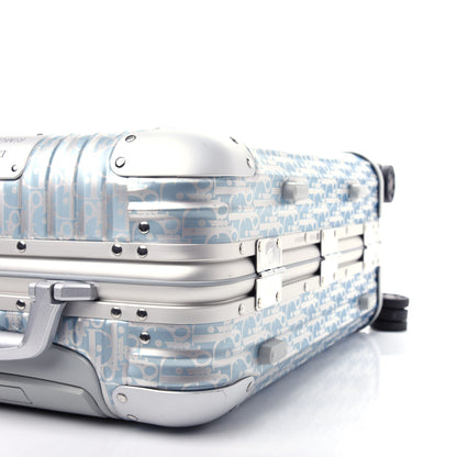 Christian Dior X RIMOWA Aluminum Gradient Cabin Luggage Blue Multi 9 of 11