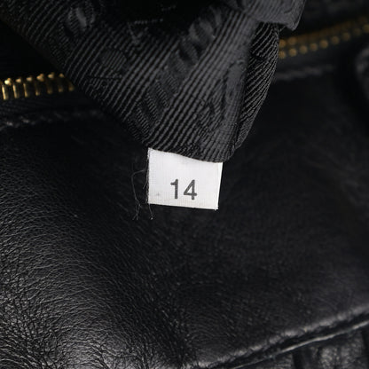 Prada Nappa Gaufre Tote Black 7 of 13