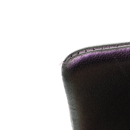 Chanel Iridescent Lambskin Quilted Mini Rectangular Flap Dark Purple 11 of 15
