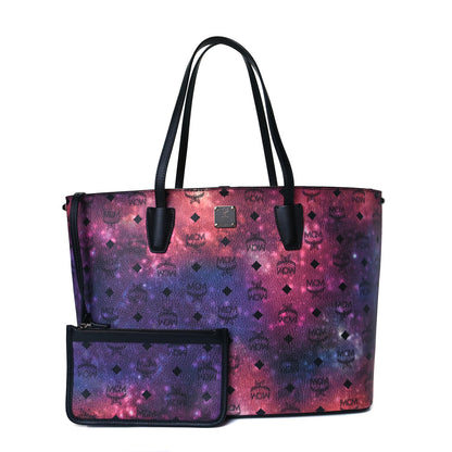 MCM Galaxy Visetos Medium Shopper Tote Multicolor 1 of 13