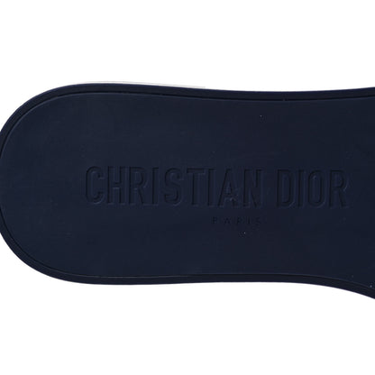 Christian Dior Technical Stretch Fabric Camouflage Dio(r)evolution Slide Sandals 39 Deep Blue 7 of 8
