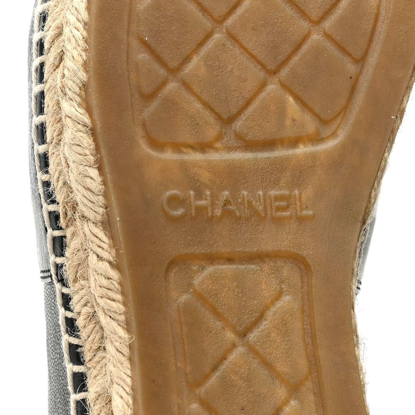 Lambskin CC Espadrilles 38 Black