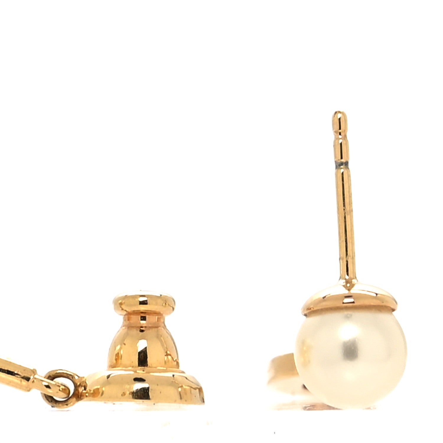 Christian Dior Pearl My ABCDior C Tribale Earring Gold 3 of 4