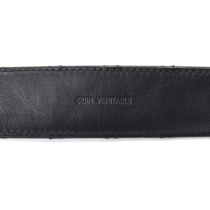 Chanel Lambskin Quilted CC Chain Belt 85 34 Black 5 of 9