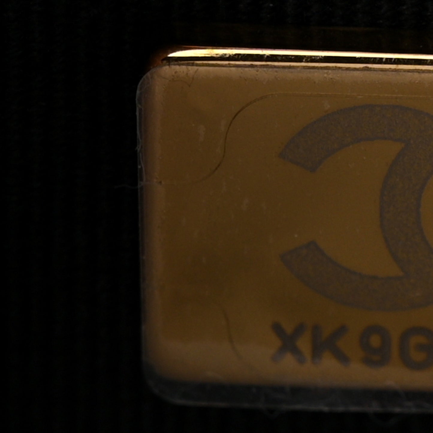 Shiny Crumpled Lambskin Quilted Small CC Funky Town Hobo Black