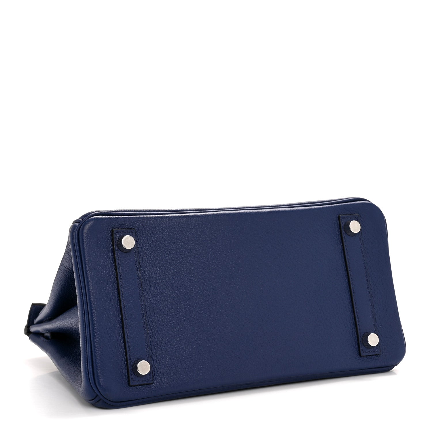 Hermes Taurillon Novillo Birkin 25 Bleu Saphir 4 of 13