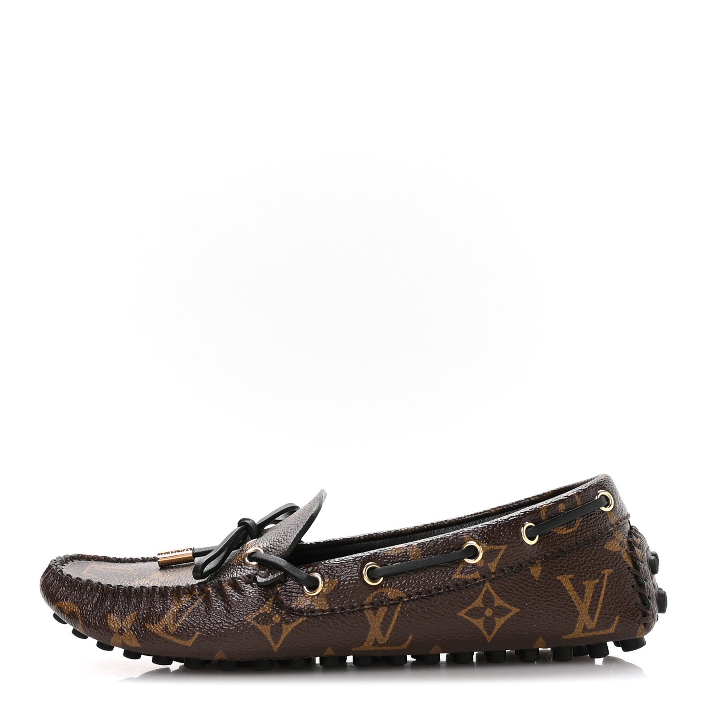 Patent Monogram Gloria Loafers 38 36.5