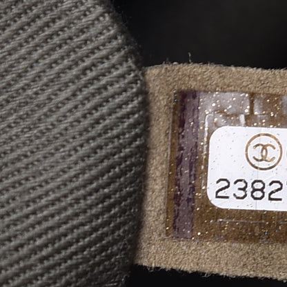 Chanel Tweed Canvas Cuba Pocket Backpack Khaki 7 of 12