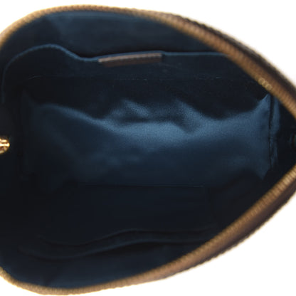 Gucci GG Supreme Monogram Textured Dollar Calfskin Web Small Ophidia Dome Shoulder Bag Beige Ebony New Acero 5 of 12