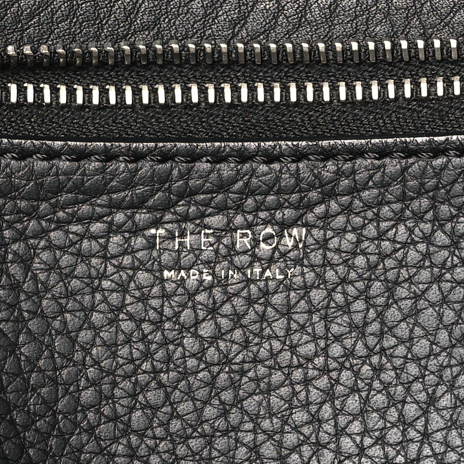 The Row Calfskin Small Mail Bag Black 6 of 9