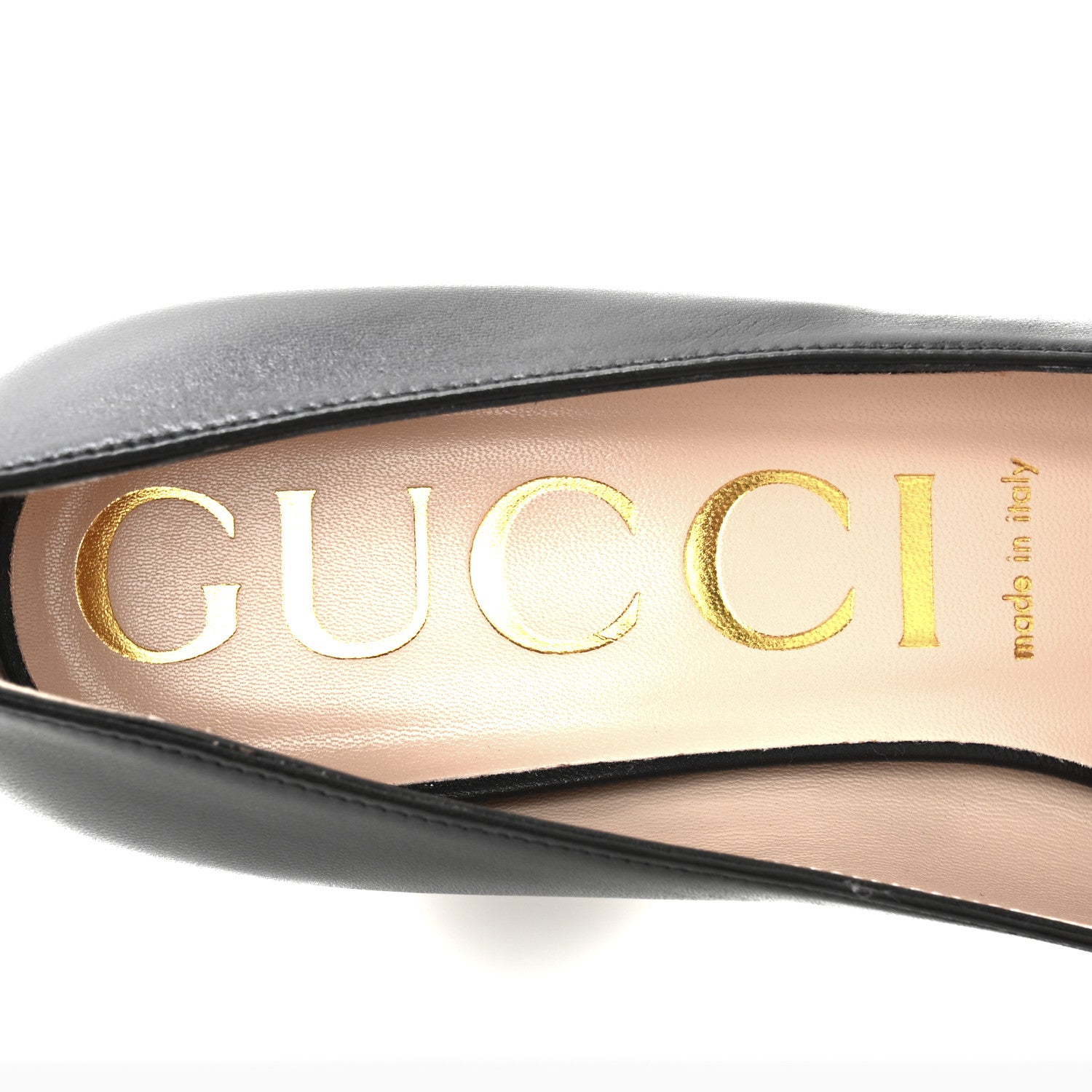 Gucci Malaga Kid Horsebit 75mm Pumps 39 Black 8 of 10