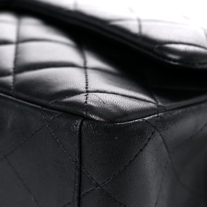 Chanel Lambskin Quilted Maxi Double Flap Black 8 of 13