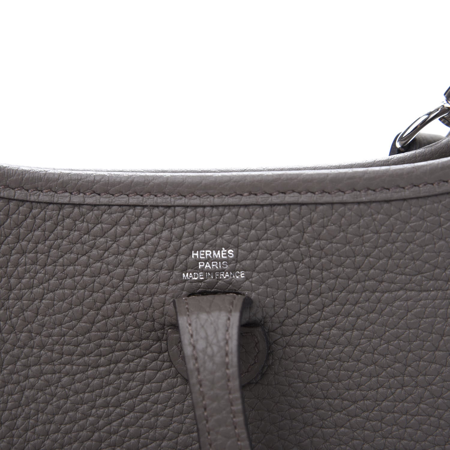Hermes Taurillon Clemence Evelyne TPM Etain 7 of 12