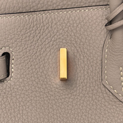 Hermes Togo Birkin 25 Gris Tourterelle 27 of 35