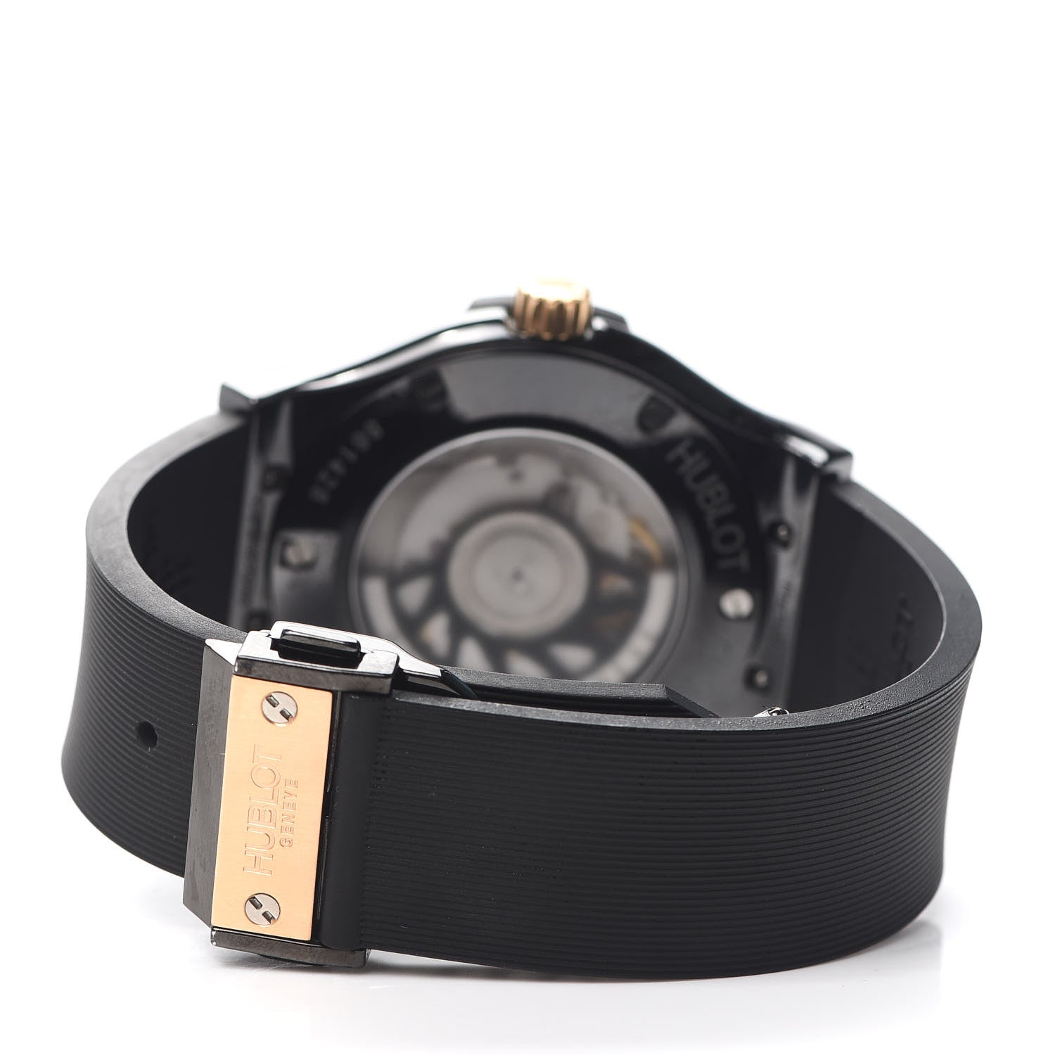 Hublot Ceramic Rubber 40mm Classic Fusion Quartz Watch Black 511.CO.1781.RX 3 of 6