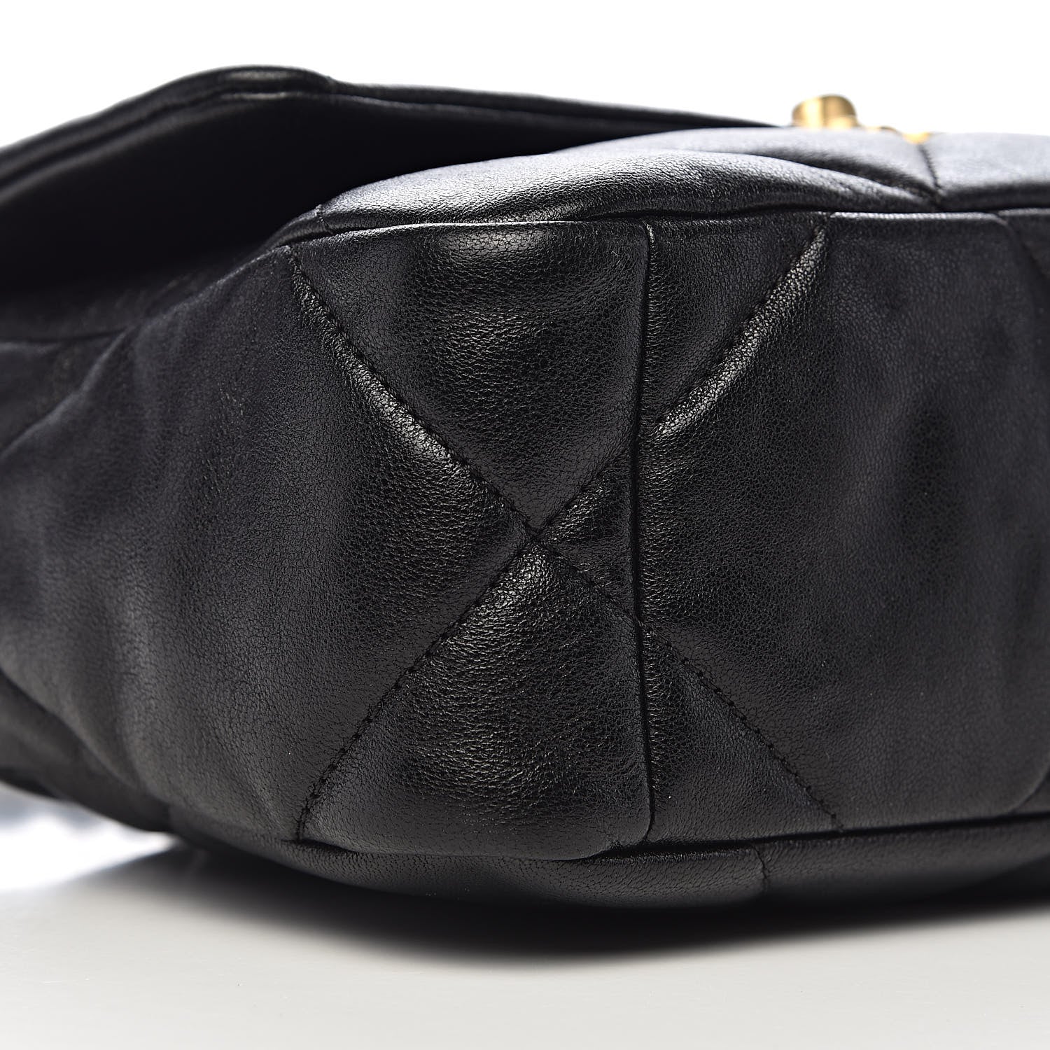 Chanel Lambskin Quilted Medium 19 Flap Black 9 of 12