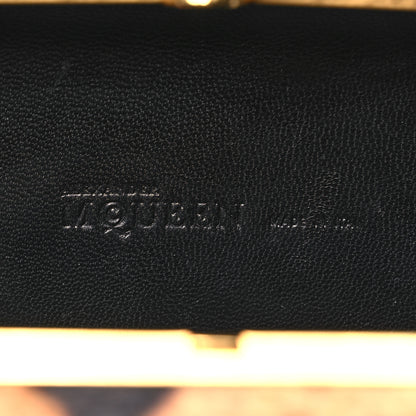 Alexander McQueen Leopard Print Calf Hair Skull Box Clutch 6 of 11
