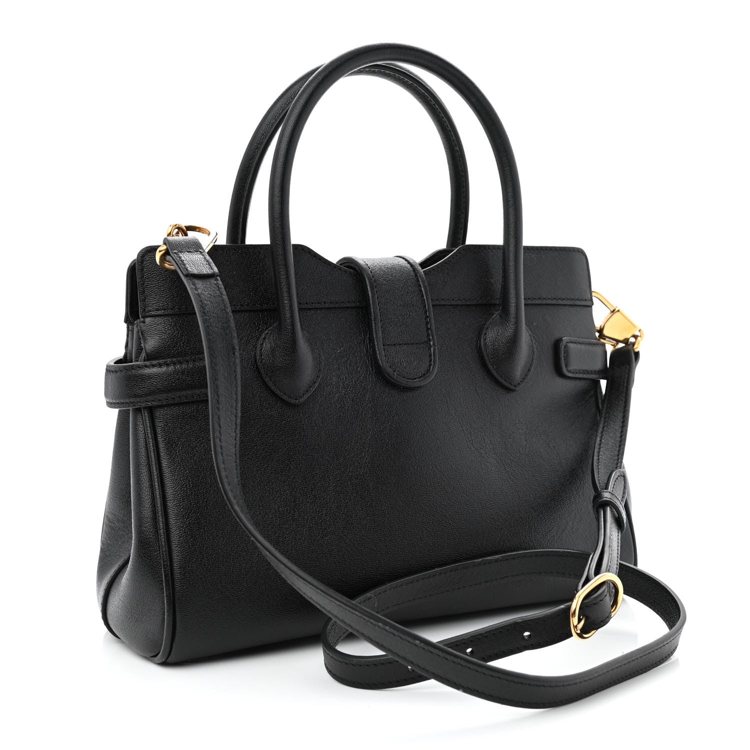 Gucci New Sakai Calfskin Lux Small Dahlia Top Handle Shoulder Bag Black 3 of 12