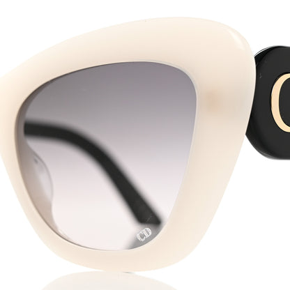Christian Dior Acetate Diorbobby B1U Sunglasses White Black 8 of 9