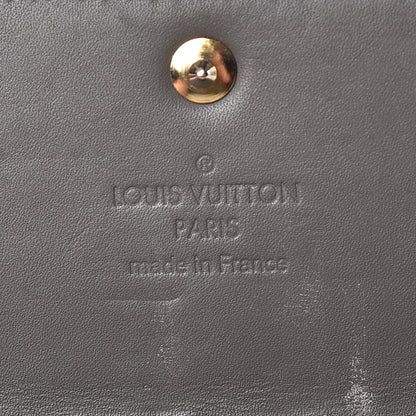 Louis Vuitton Vernis Sarah Wallet Gris Art Deco 6 of 15