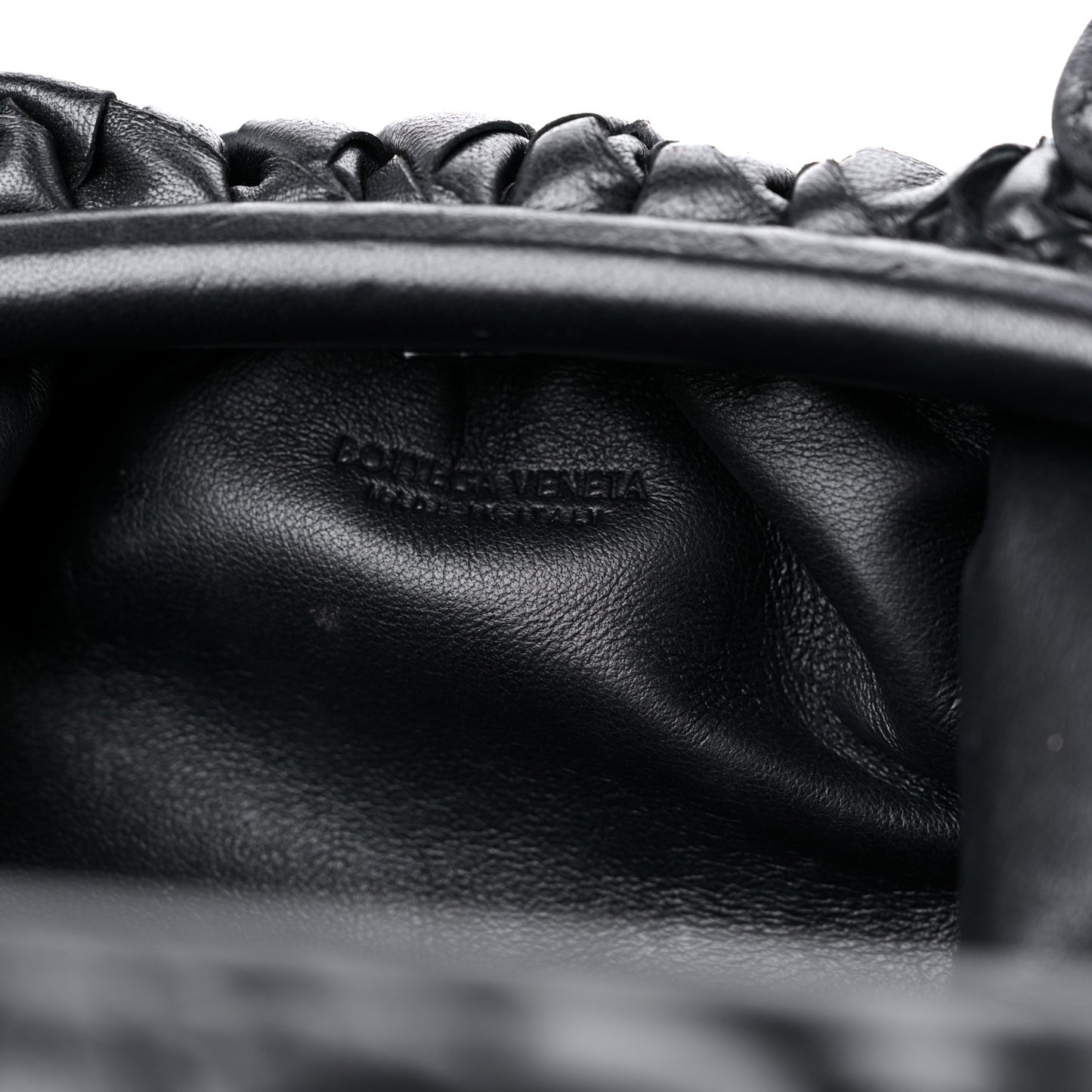 Nappa Intrecciato The Mini Pouch Black