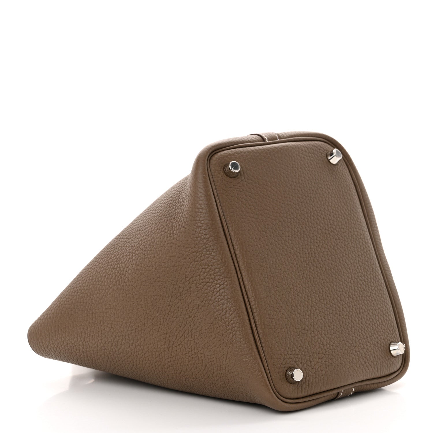 Hermes Taurillon Clemence Picotin Lock 18 PM Etoupe 4 of 10