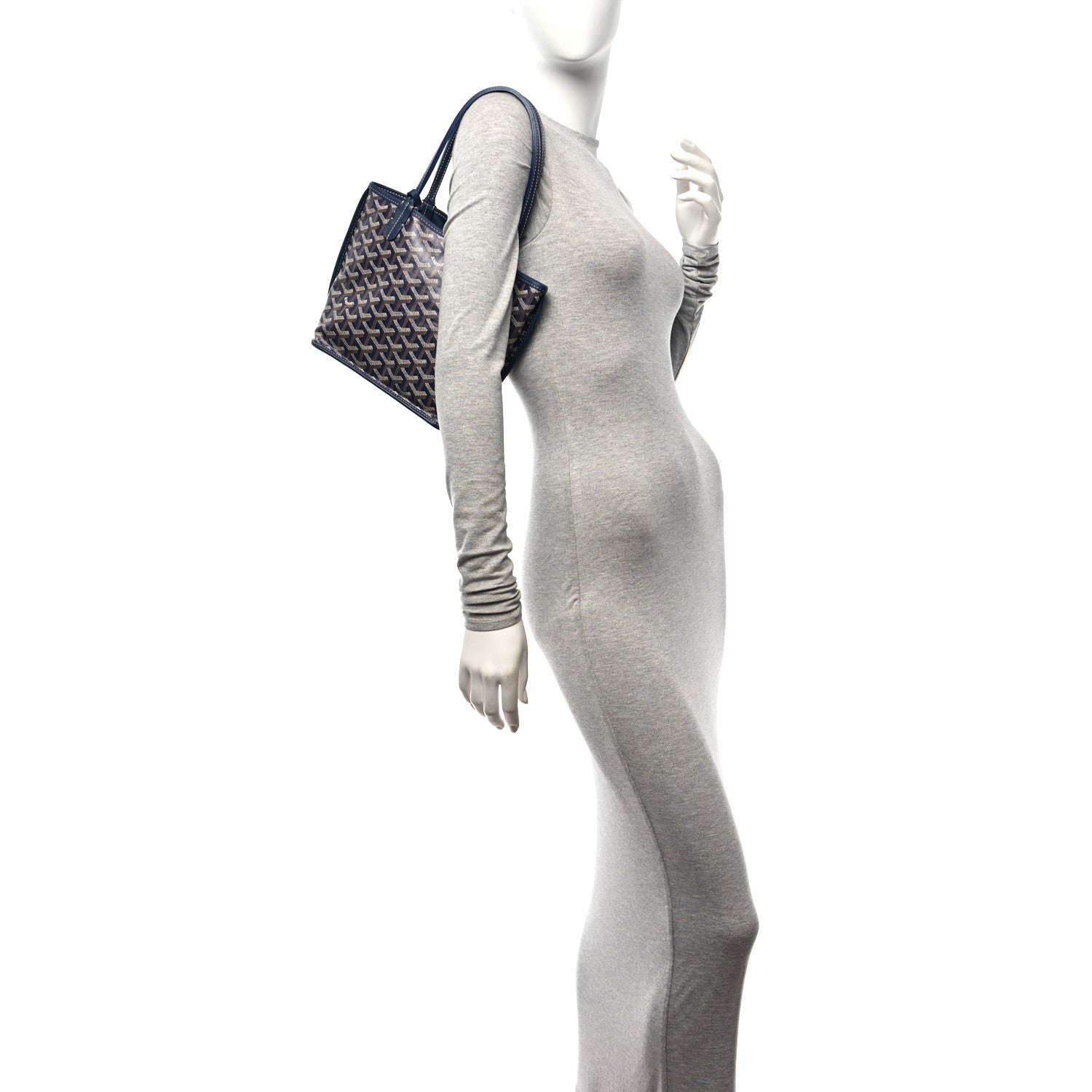 Goyard Goyardine Reversible Mini Anjou Navy 2 of 16