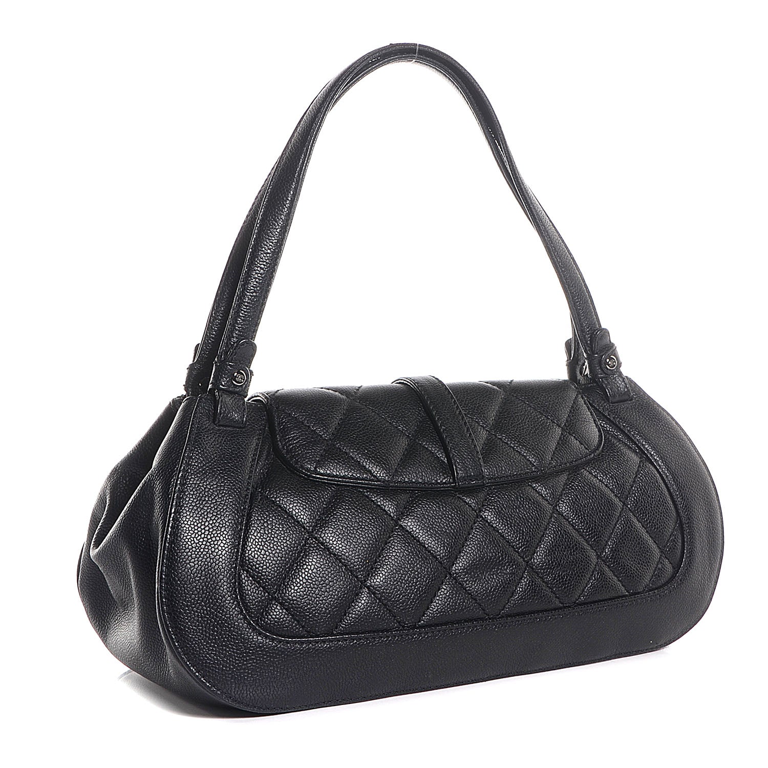 Chanel Caviar Quilted Mademoiselle Flap Bag Black 3 of 7