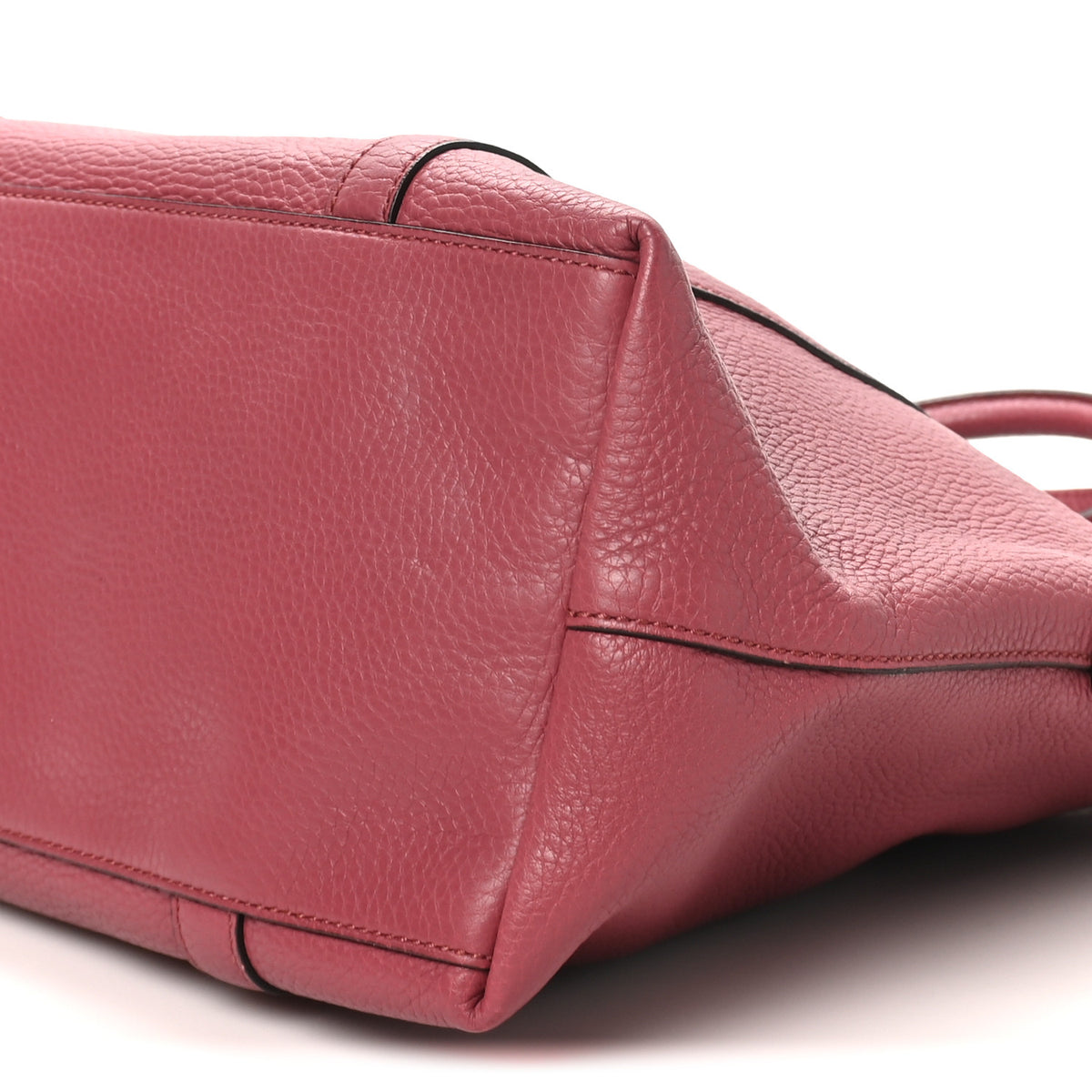 Gucci Pebbled Calfskin Medium GG Convertible Dome Satchel Pink 10 of 10