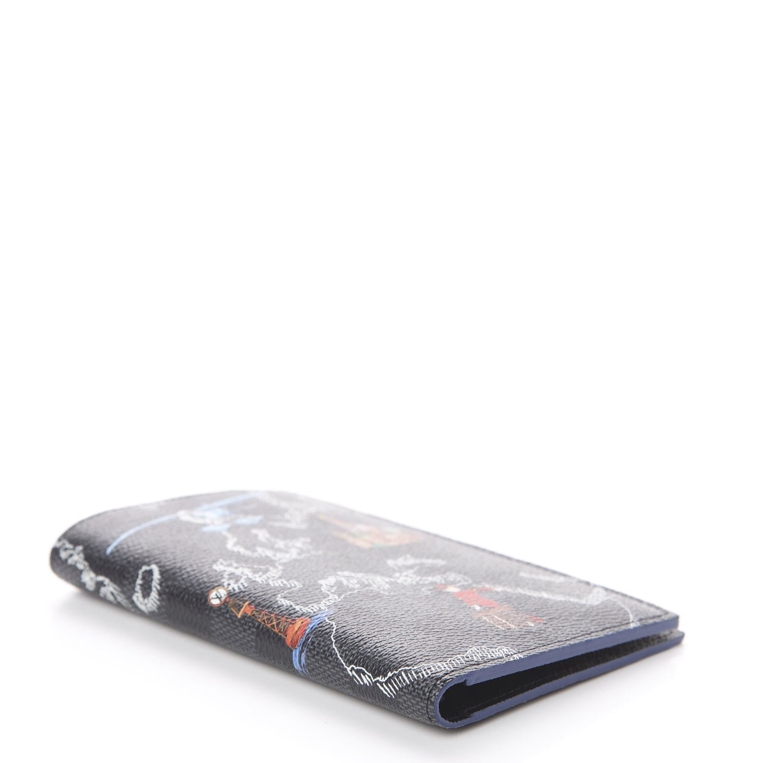 Louis Vuitton Damier Graphite Map Passport Cover 3 of 5