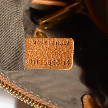 Chloe Calfskin Medium Marcie Satchel Brown Sugar 7 of 9