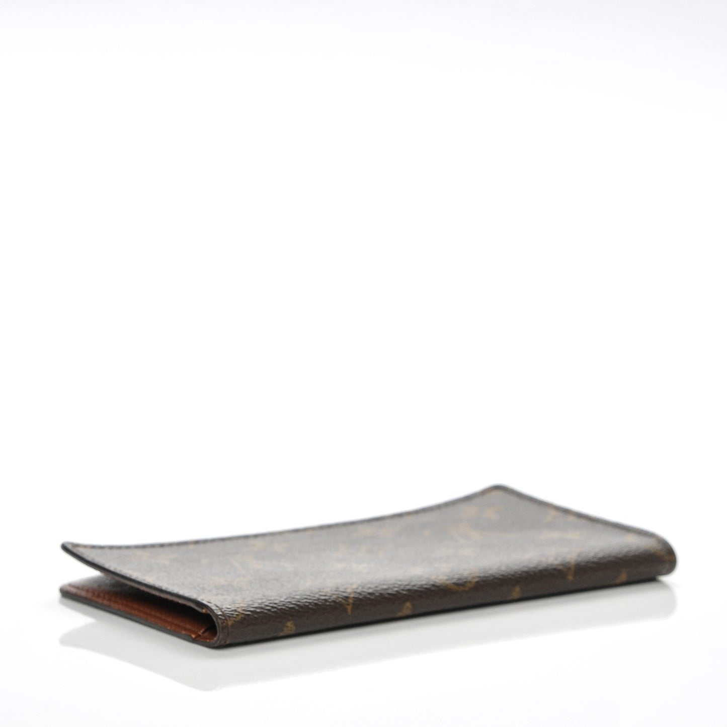Monogram Simple Checkbook Holder Wallet Cover