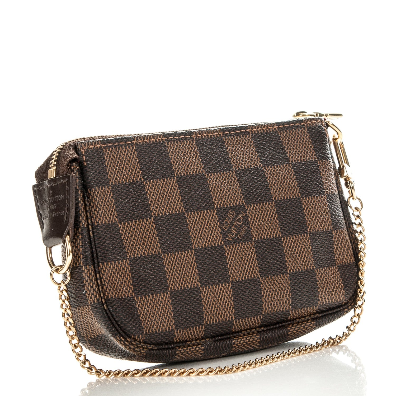 Louis Vuitton Damier Ebene Mini Pochette Accessories 3 of 8