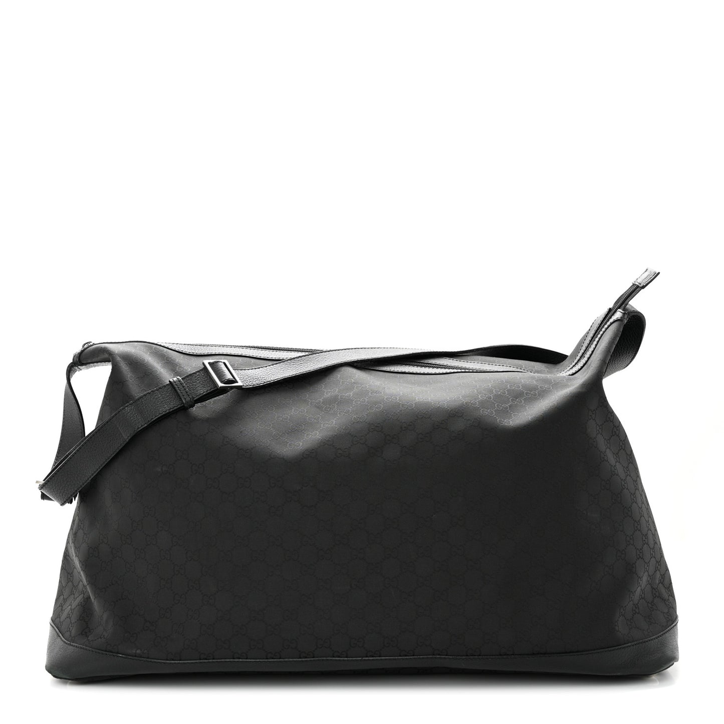 Nylon Monogram Travel Hobo Black