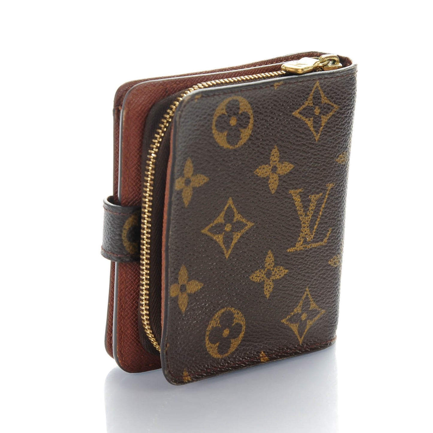 Monogram Compact Zippe Zipped Wallet
