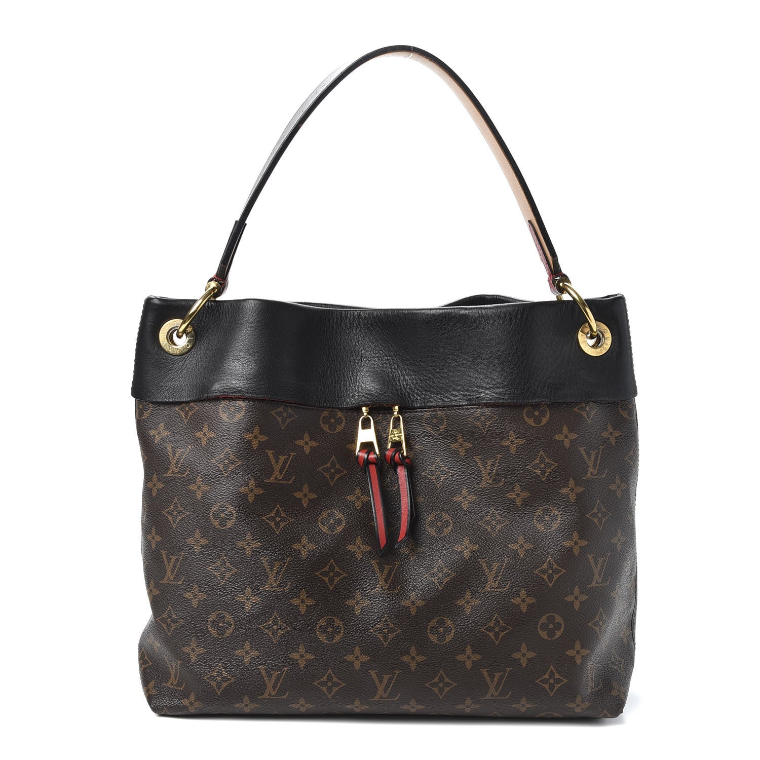 Louis Vuitton Monogram Tuileries Hobo Black 1 of 10
