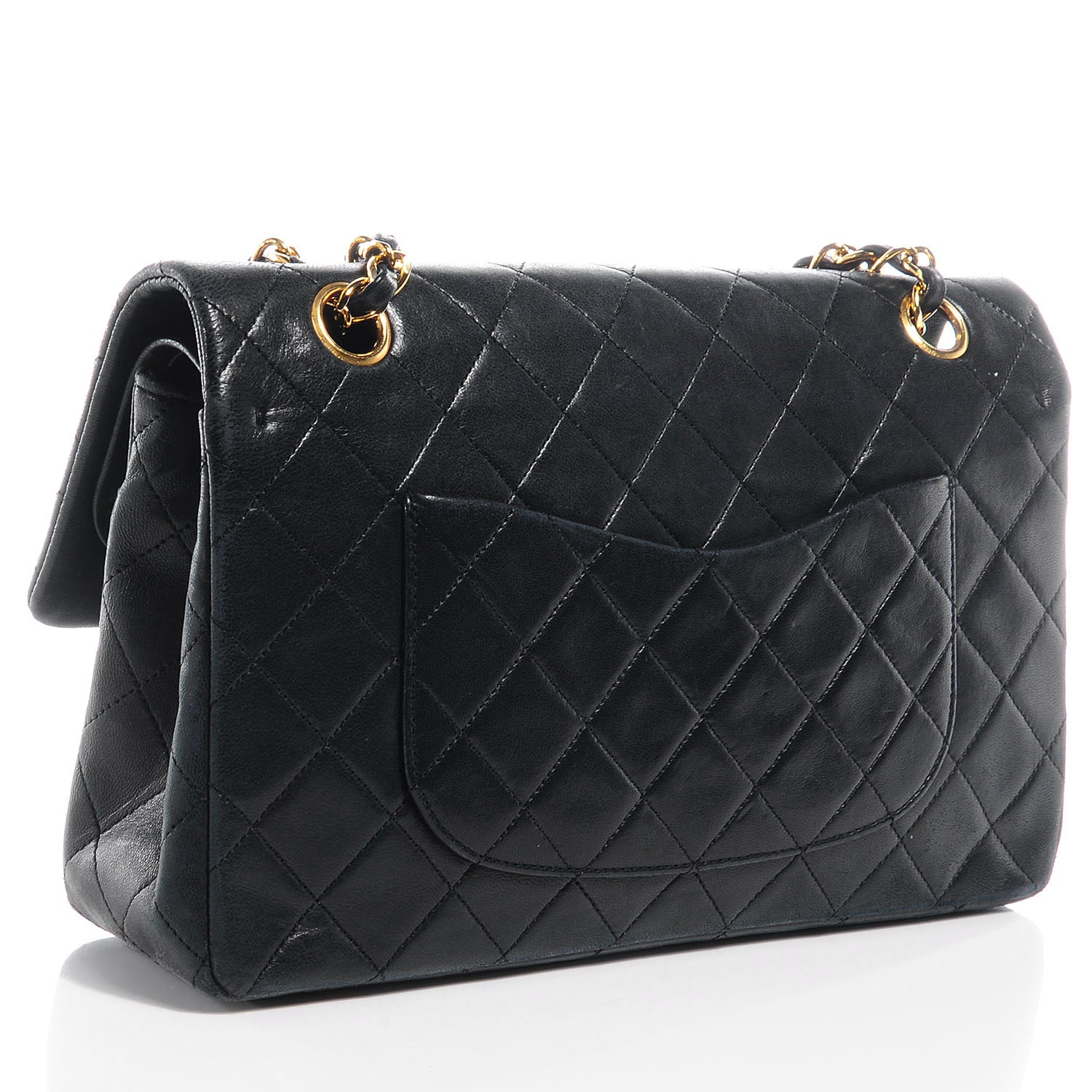 Chanel Lambskin Medium Double Flap Black 3 of 12