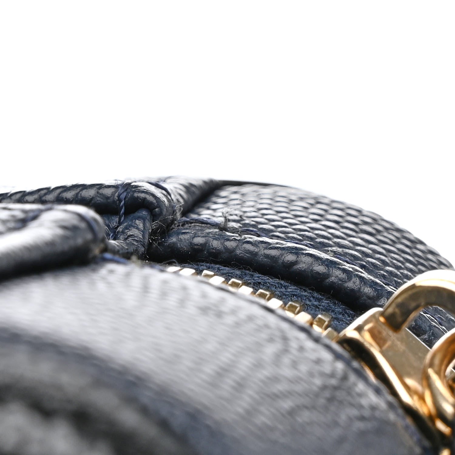Chanel Caviar Quilted Small CC Filigree Vanity Case Navy Black 11 of 12