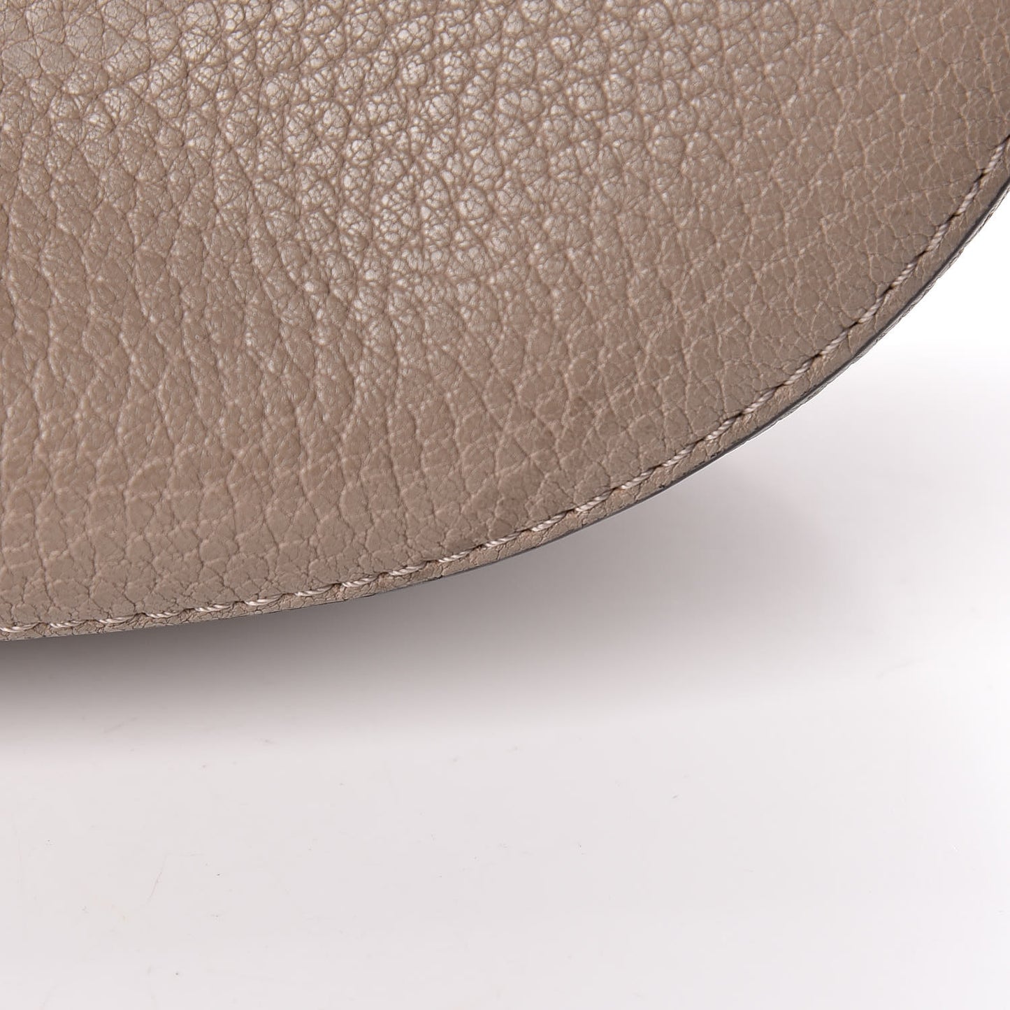 Grained Lambskin Drew Shoulder Bag Motty Grey