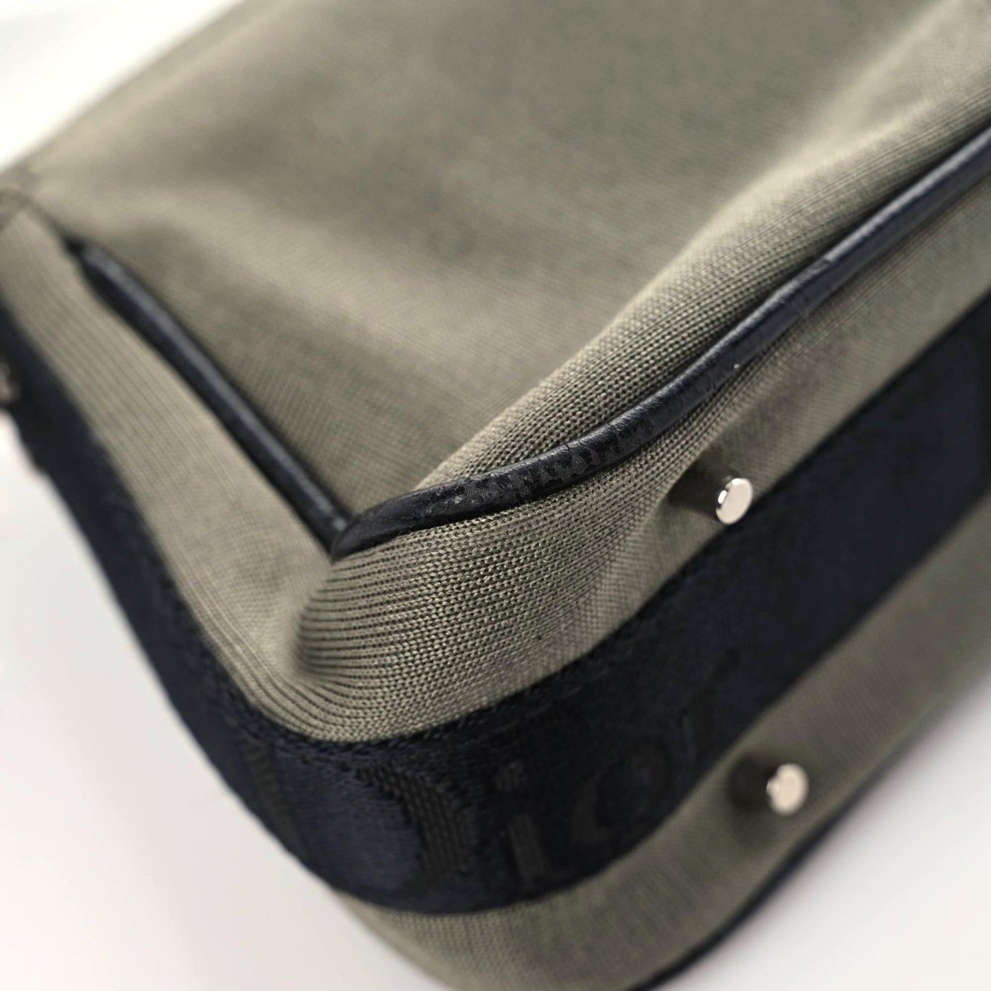 Silk Jersey Crystal Hardcore Shoulder Bag Grey Black