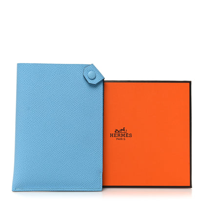Hermes Epsom Tarmac PM Passport Holder Celeste 8 of 8