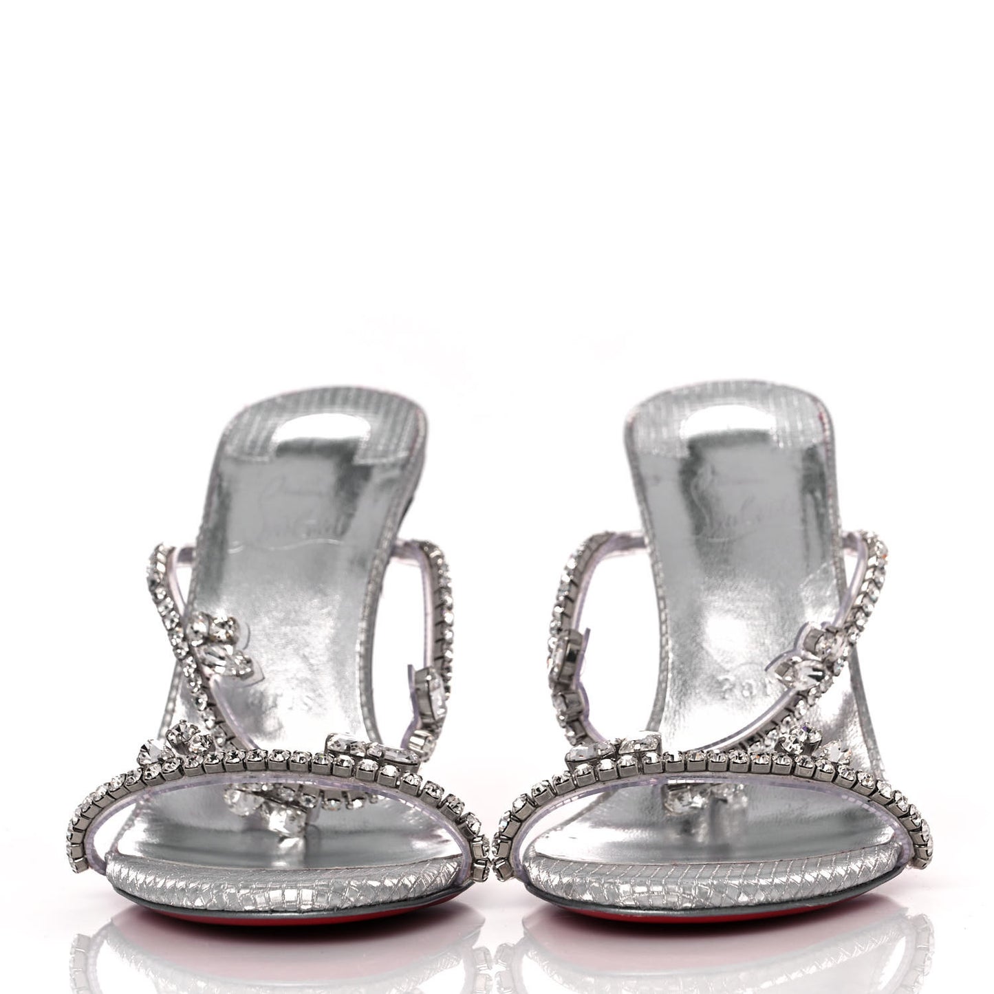 PVC Crystal Just Queen 100 Sandals 37 Crystal