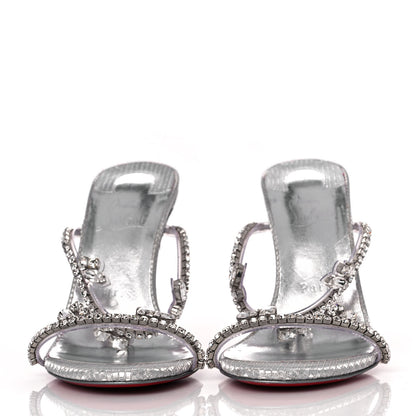 Christian Louboutin PVC Crystal Just Queen 100 Sandals 37 Crystal 2 of 8